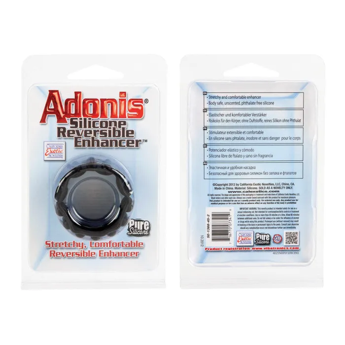 Adonis Silicone Reversible Black CalExotics Anal