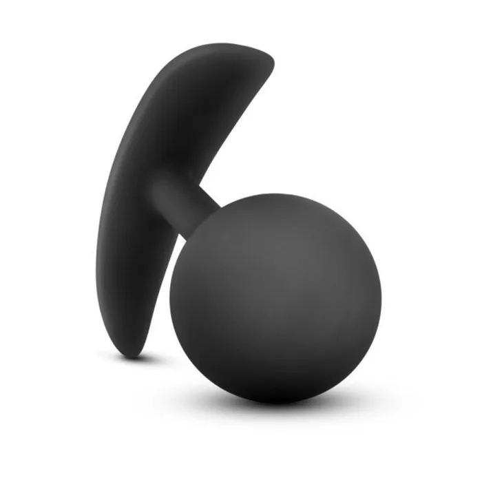 Anal Adventures - Platinum - Silicone Vibra Plug  - Black | Blush Novelties Anal