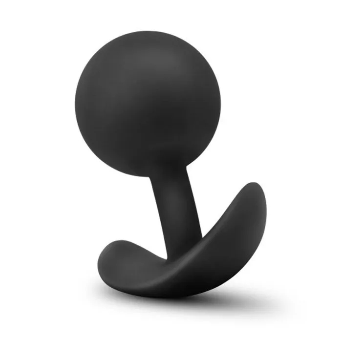 Anal Adventures - Platinum - Silicone Vibra Plug  - Black | Blush Novelties Anal