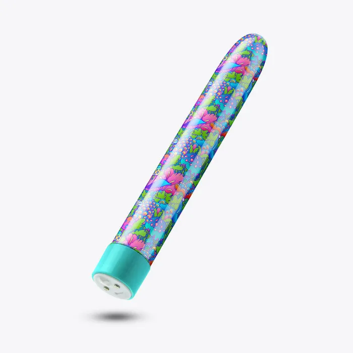 Anal Blush Limited Addiction Utopia 7 Inch Rechargeable Vibe Aqua