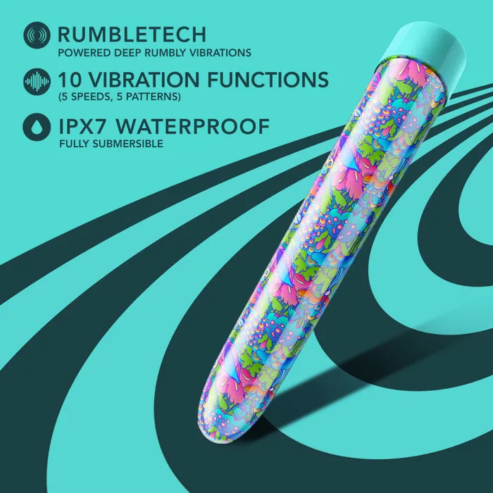 Anal | Blush Limited Addiction - Utopia - 7 Inch Rechargeable Vibe - Aqua Anal | Blush Limited Addiction - Utopia - 7 Inch Rechargeable Vibe - Aqua