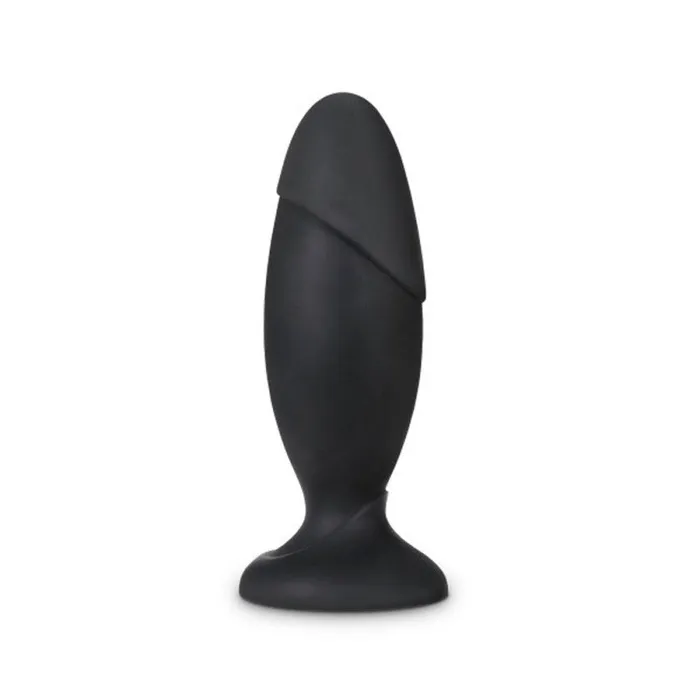 Anal | Blush Novelties Anal Adventures - Platinum - Silicone Rocket Plug - Black