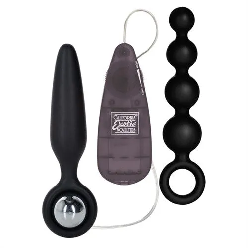 Anal | CalExotics Booty Call Booty Vibro Kits - Black