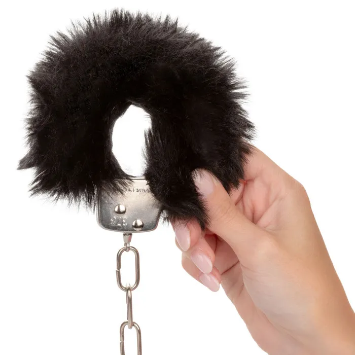 Anal | CalExotics Ultra Fluffy Furry Cuffs - Black
