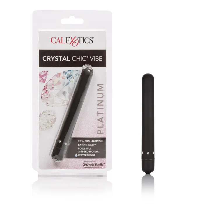 Anal California Exotic Novelties Crystal Chic Vibe Black