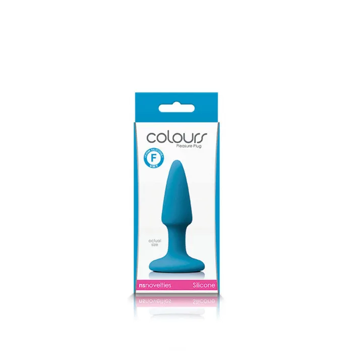 Anal Colors Pleasures Mini Plug Blue nsnovelties