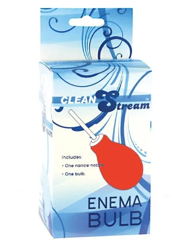 Anal Enema Cleansing Bulb Red XR Brands Clean Stream