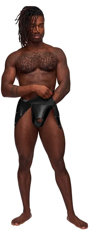 Anal Fetish Eros Black Studded Lxl Male Power Lingerie