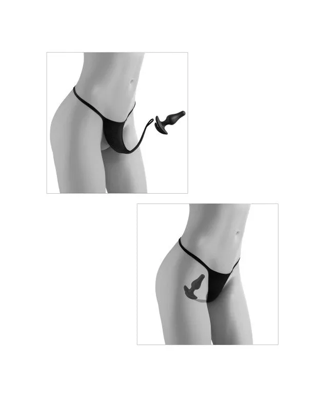 Anal | Hookup Panties Crotchless Pleasure Pearls - Black - Small - Large - Pipedream Anal | Hookup Panties Crotchless Pleasure Pearls - Black - Small - Large - Pipedream