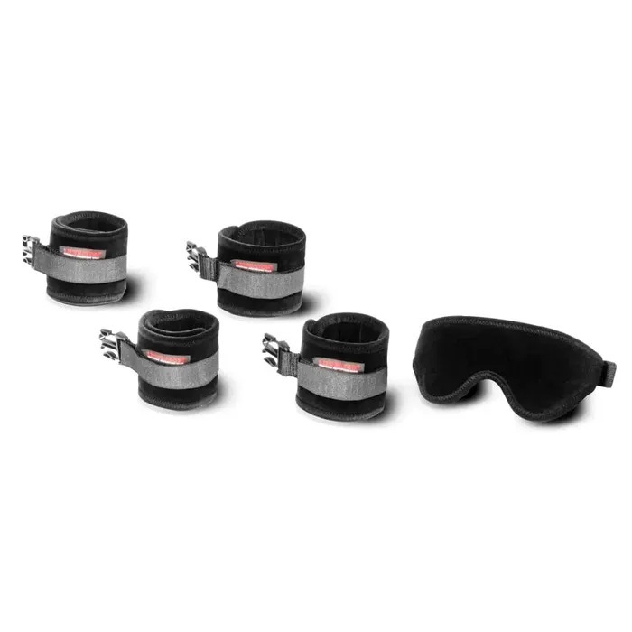 Anal | Liberator Liberator Black Label - Seduction Cuff Kit in Black Microfiber