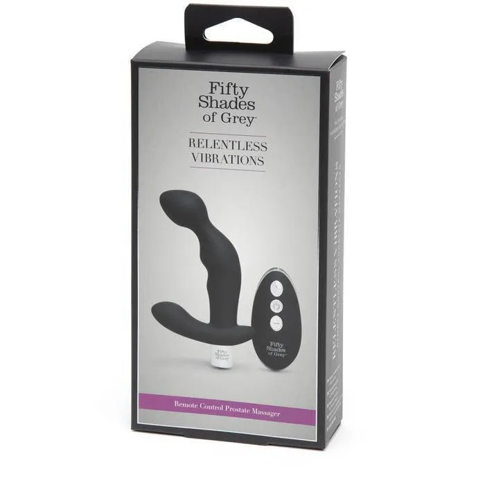 Anal | Lovehoney Fifty Shades Fifty Shades Relentless Vibrations Remote Control Prostate Vibe