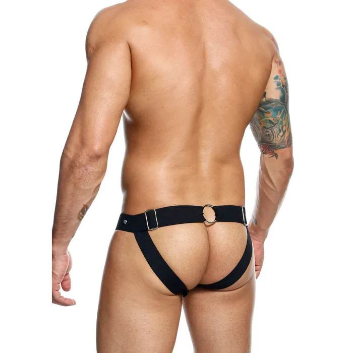 Anal | Male Basics Dngeon Peekaboo Jock Black One Size - Male Basics Anal | Male Basics Dngeon Peekaboo Jock Black One Size - Male Basics