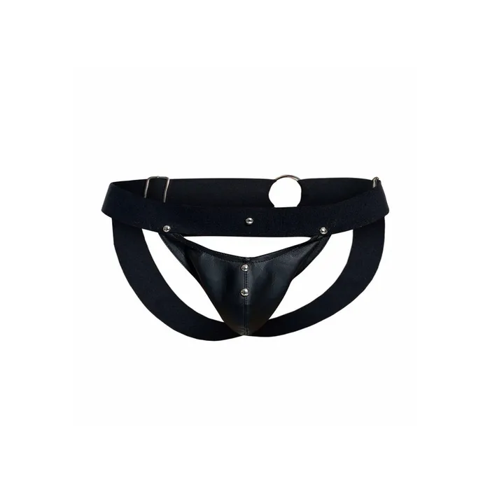 Anal | Male Basics Dngeon Peekaboo Jock Black One Size - Male Basics Anal | Male Basics Dngeon Peekaboo Jock Black One Size - Male Basics