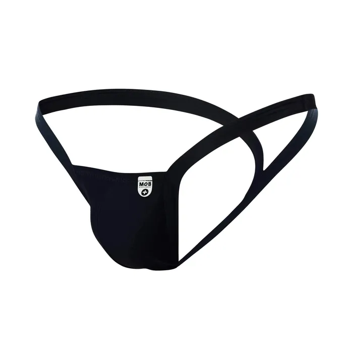 Anal | Male Basics Mob Y Buns Thong Black Medium
