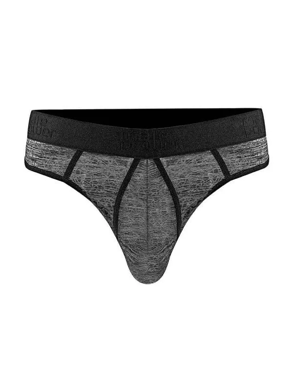 Anal | Peak Performance Sport Thong - L/ XL - Black  and Grey - Male Power