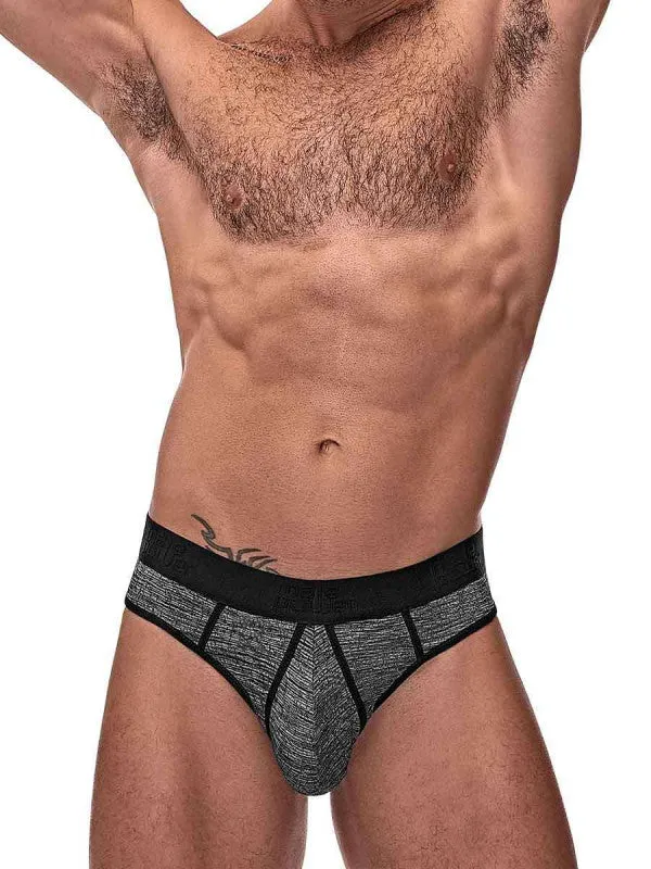 Anal | Peak Performance Sport Thong - L/ XL - Black  and Grey - Male Power