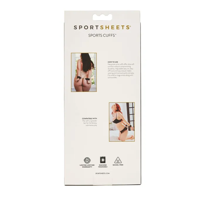 Anal | Sportsheets Sports Cuffs - Black