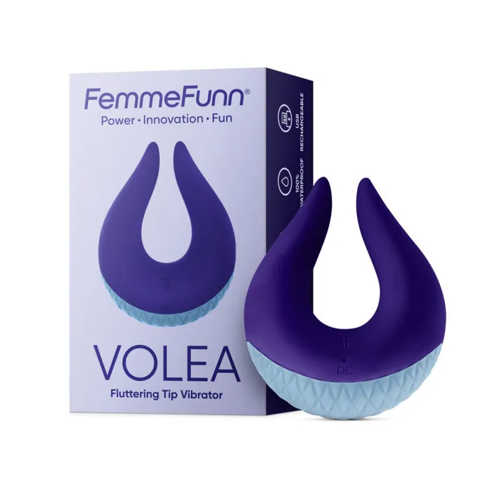Anal Volea Dark Purple Light Blue Base Femme Funn