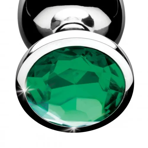 Anal | XR Brands Booty Sparks Emerald Gem Anal Plug Set