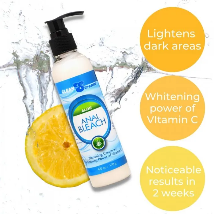 Anal | XR Brands Cleanstream Anal Bleach W/ Vitamin C & Aloe 6 Oz