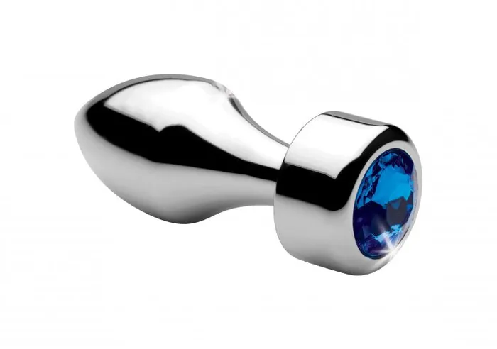Anal | XR Brands (d) Booty Sparks Weighted Blue Anal Plug Small