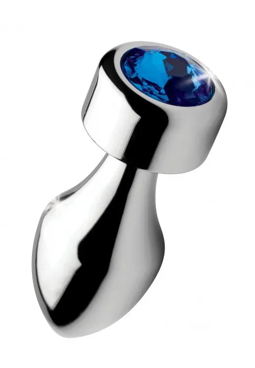 Anal | XR Brands (d) Booty Sparks Weighted Blue Anal Plug Small