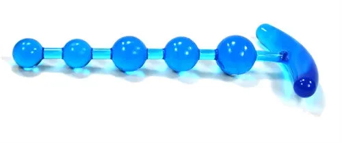 Anchors Away Blue Anal Beads Golden Triangle Anal