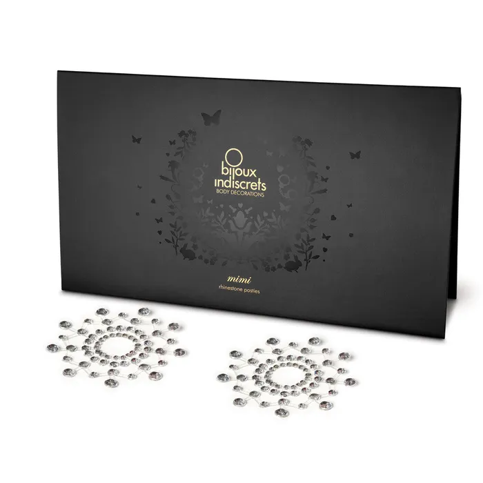 Bijoux Indiscrets Mimi Rhinestone Pasties Silver Bijoux Indiscrets Anal