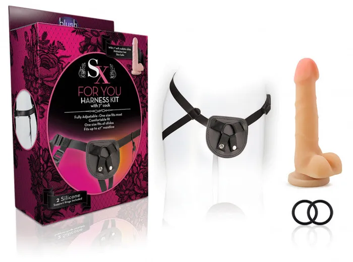 Blush Novelties Anal For You Harness Kit With 7Inch
