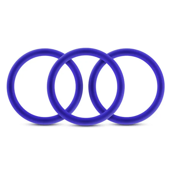 Blush Novelties Female Sex Toys | Performance - Vs1 Pure Premium Silicone  Rings  - Medium - Indigo