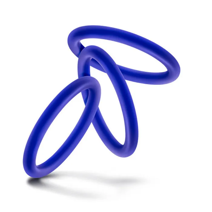 Blush Novelties Female Sex Toys | Performance - Vs1 Pure Premium Silicone  Rings  - Medium - Indigo