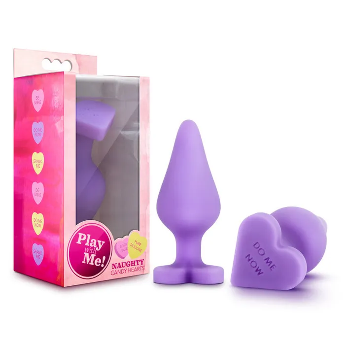 Blush Novelties Naughty Candy Heart Do Me Now Purple Vibrators