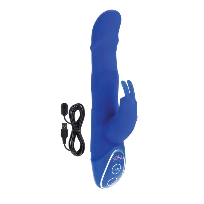 Body and Soul Rechargeable Love Bunny - Blue | California Exotic Novelties Vibrators