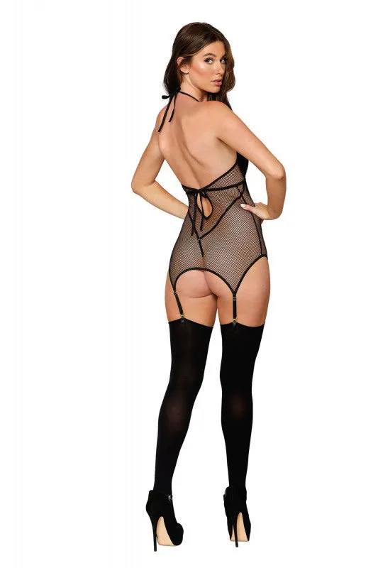 Bodystockings & Playsuits | Dreamgirl Garter Slip Teddy - One Size - Black Bodystockings & Playsuits | Dreamgirl Garter Slip Teddy - One Size - Black