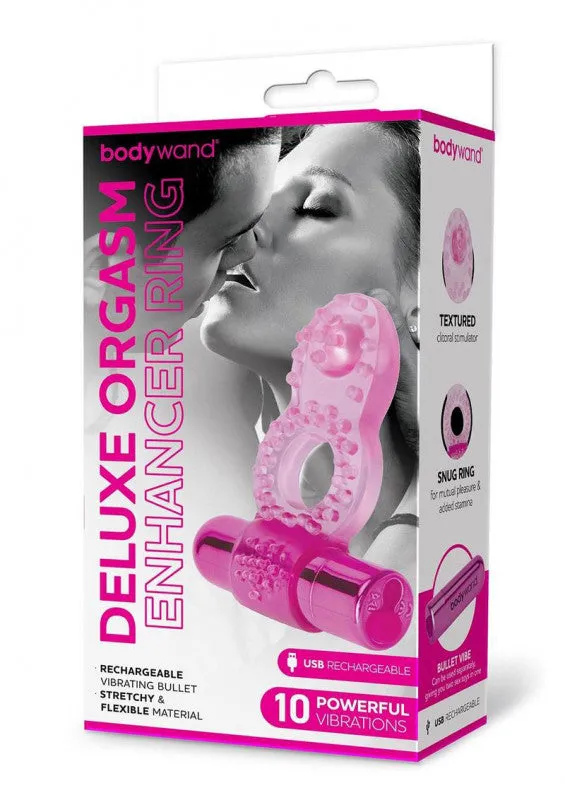 Bodywand Vibrators Bodywand Deluxe Orgasm Ring Pink