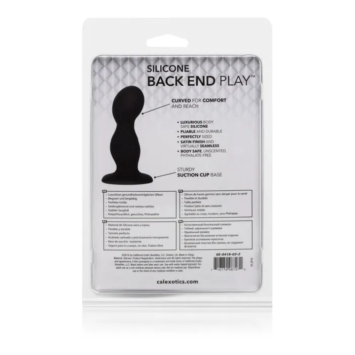 CalExotics Anal | Silicone Back End Play - Black CalExotics Anal | Silicone Back End Play - Black