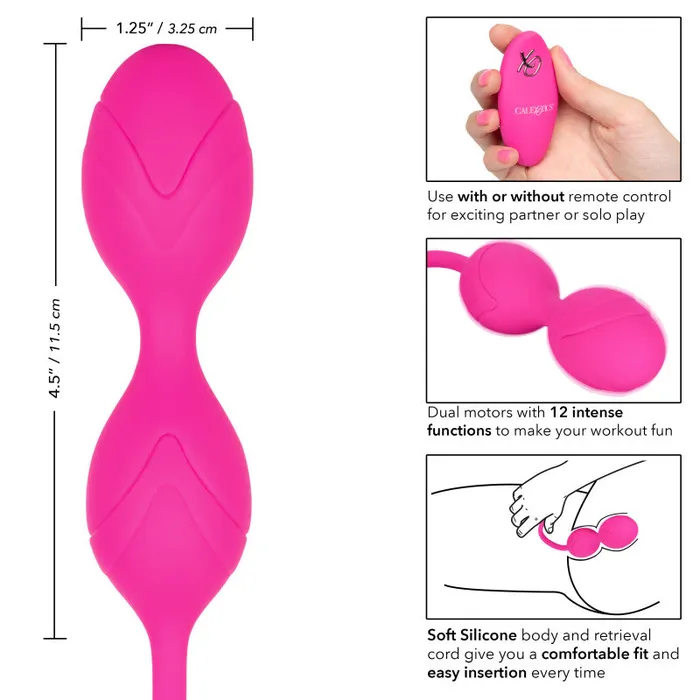 CalExotics Female Sex Toys | Remote Dual Motor Kegel System CalExotics Female Sex Toys | Remote Dual Motor Kegel System