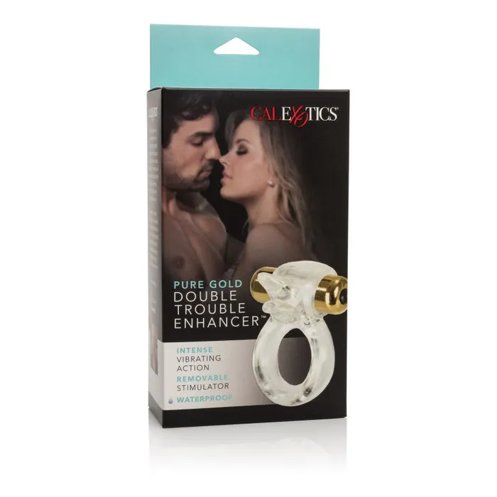 CalExotics Vibrators Extreme Pure Gold Double Trouble Couples