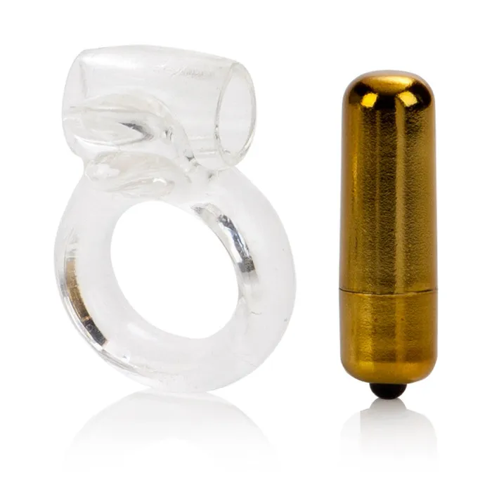 CalExotics Vibrators | Extreme Pure Gold Double Trouble Couples CalExotics Vibrators | Extreme Pure Gold Double Trouble Couples