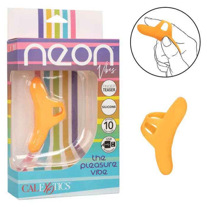 CalExotics Vibrators | Neon Vibes - the Pleasure Vibe - Orange Orange CalExotics Vibrators | Neon Vibes - the Pleasure Vibe - Orange Orange