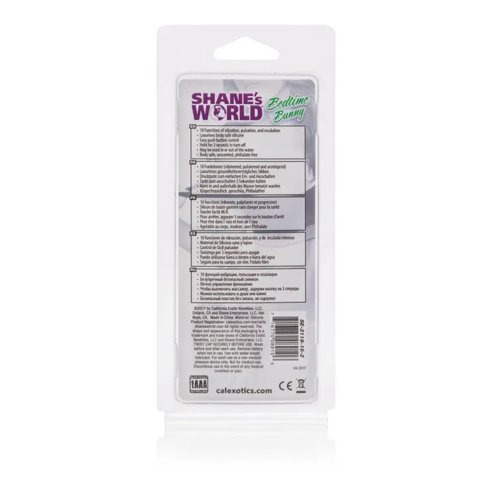 CalExotics Vibrators | Shane's World Bedtime Bunny - Purple CalExotics Vibrators | Shane's World Bedtime Bunny - Purple