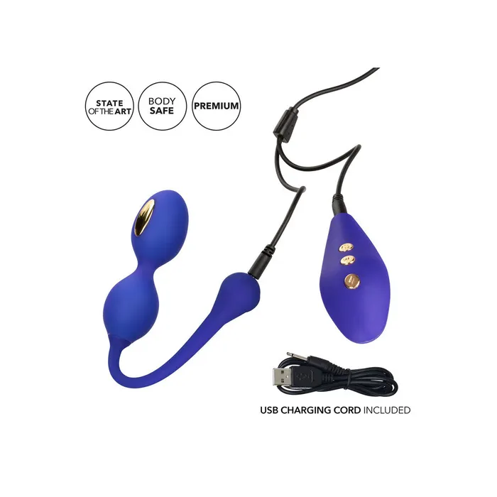 California Exotic Female Sex Toys | Impulse Intimate Estim Remote Dual Kegal Exerciser