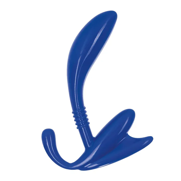 California Exotic Novelties Anal | Apollo Curved Prostate Probe Blue