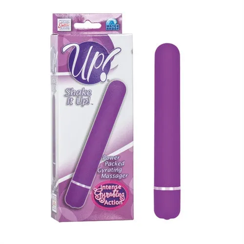 California Exotic Novelties Vibrators Up Shake It Up Power Packed Gyrating Massager Purple