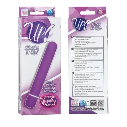 California Exotic Novelties Vibrators | Up Shake It Up - Power Packed Gyrating Massager - Purple California Exotic Novelties Vibrators | Up Shake It Up - Power Packed Gyrating Massager - Purple