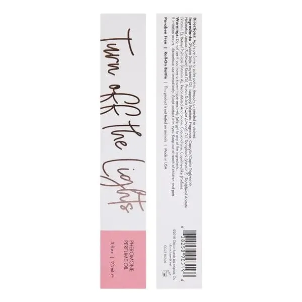 CG Dildos | CG Turn Off The Lights Pheromone Perfume Oil 0.3 Oz