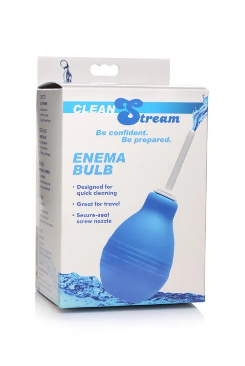 Cleanstream Enema Bulb Blue | XR Brands Anal