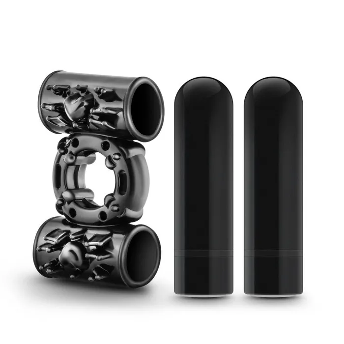 Couples | Blush Novelties Performance Plus - Double Thunder - Wireless Remote Rechargeable Vibrating Cock Ring - Black Couples | Blush Novelties Performance Plus - Double Thunder - Wireless Remote Rechargeable Vibrating Cock Ring - Black