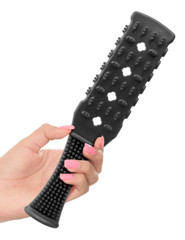 Couples | Fetish Fantasy Series Rubber Paddle - Black - Pipedream Couples | Fetish Fantasy Series Rubber Paddle - Black - Pipedream