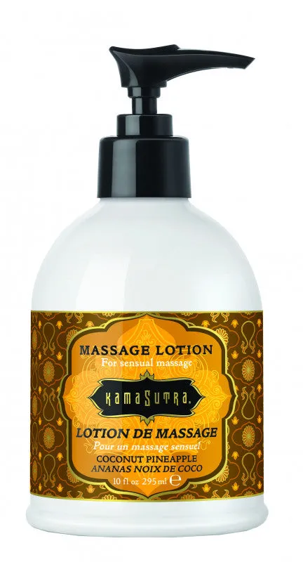 Couples Kama Sutra Massage Lotion Coconut Pineapple 10 Fl Oz 295 ml